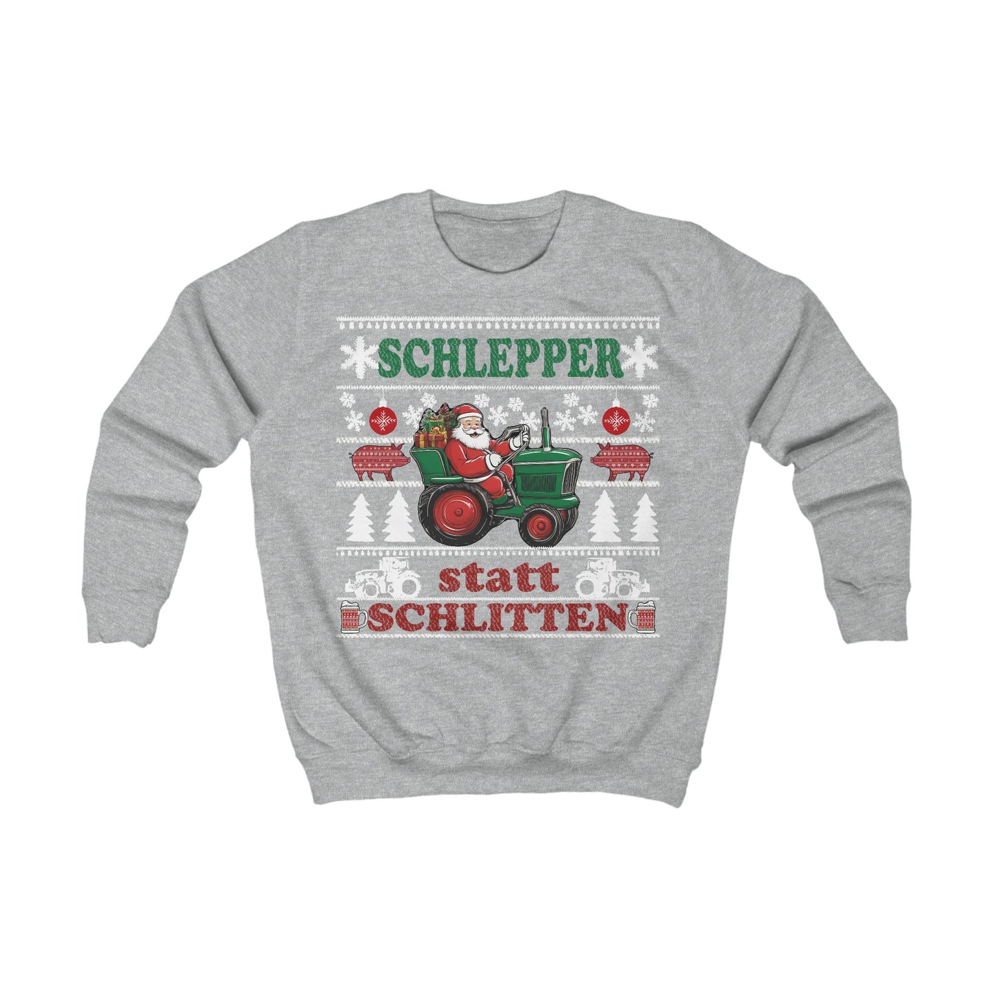 "Schlepper statt Schlitten" Sweater für Kinder
