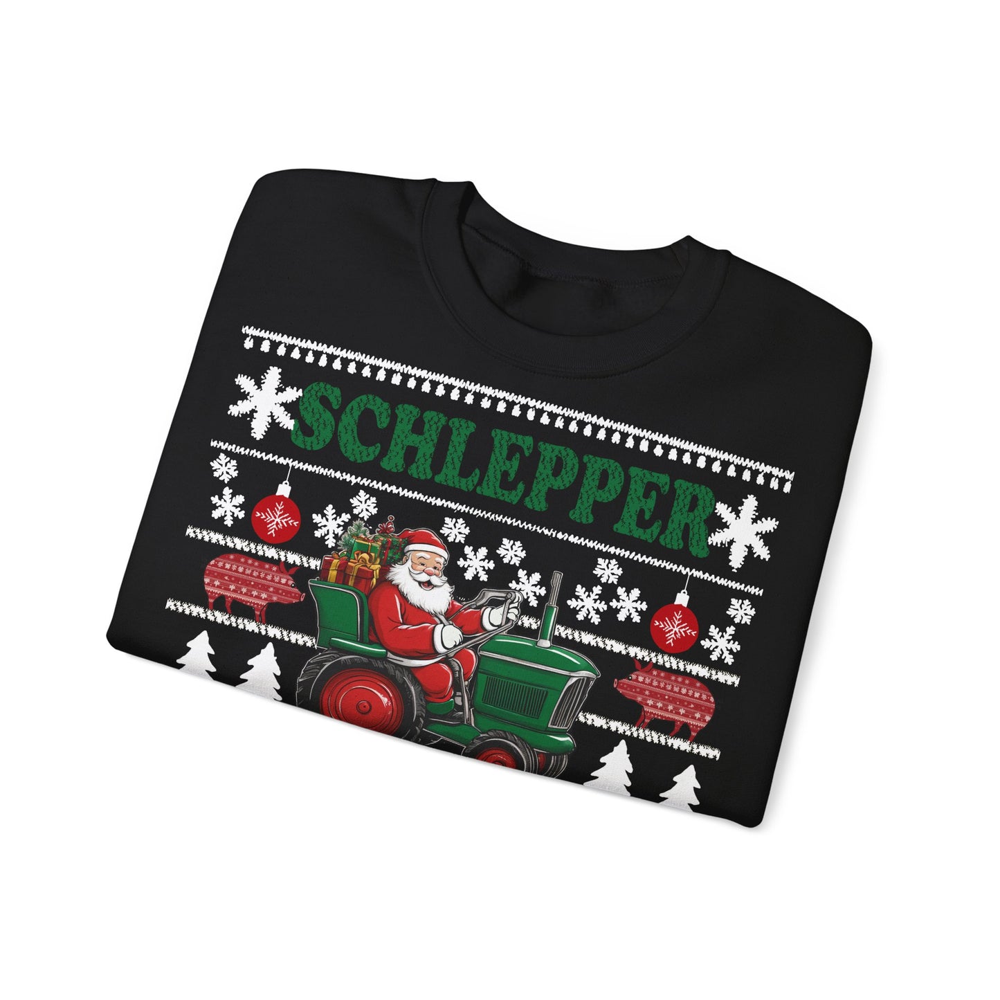 "Schlepper statt Schlitten" Ugly Christmas Sweater