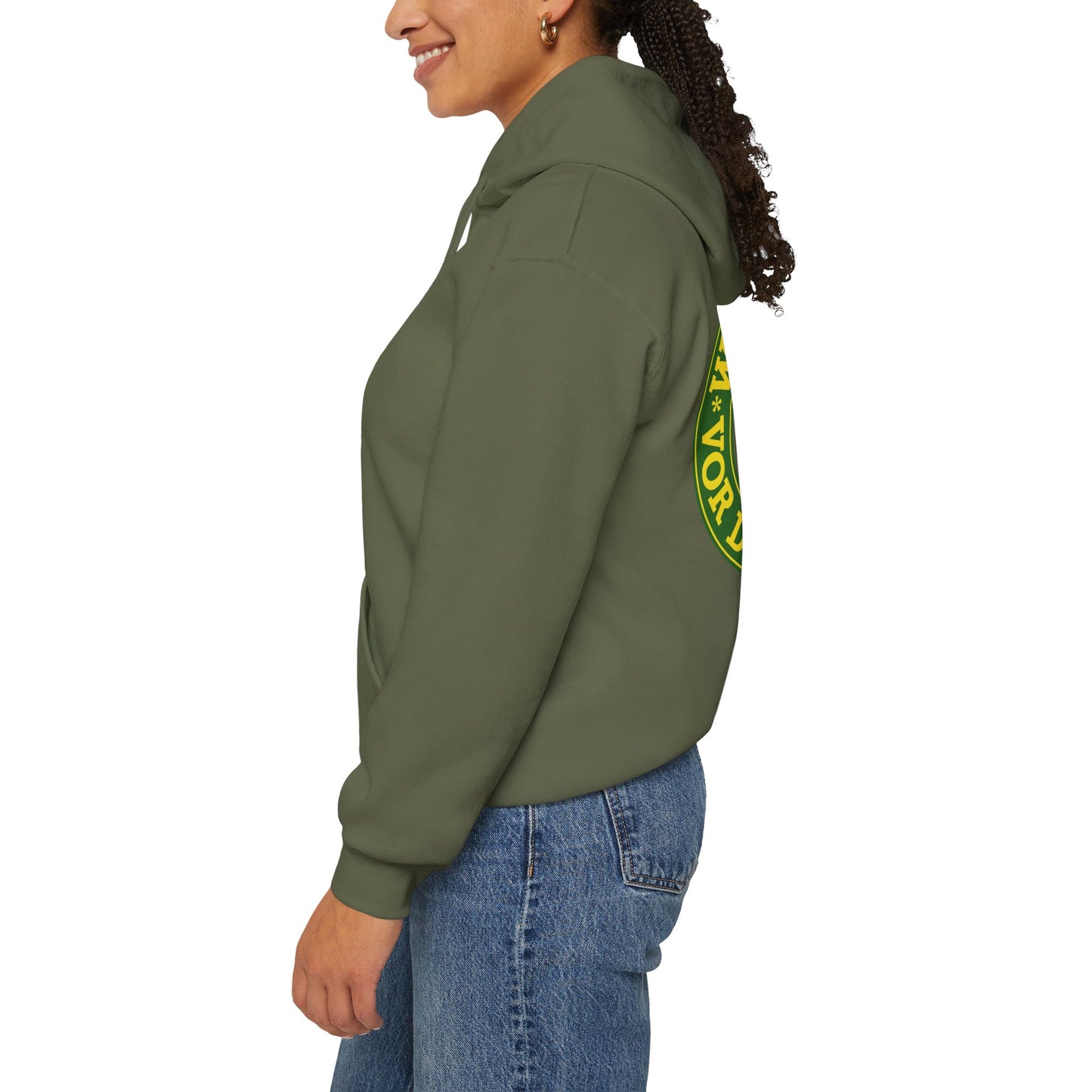 Warnung vor dem Hirsch - Backprint Hoodie