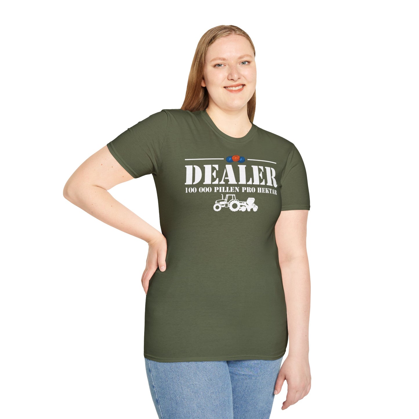 Dealer – 100.000 Pillen pro Hektar T-Shirt