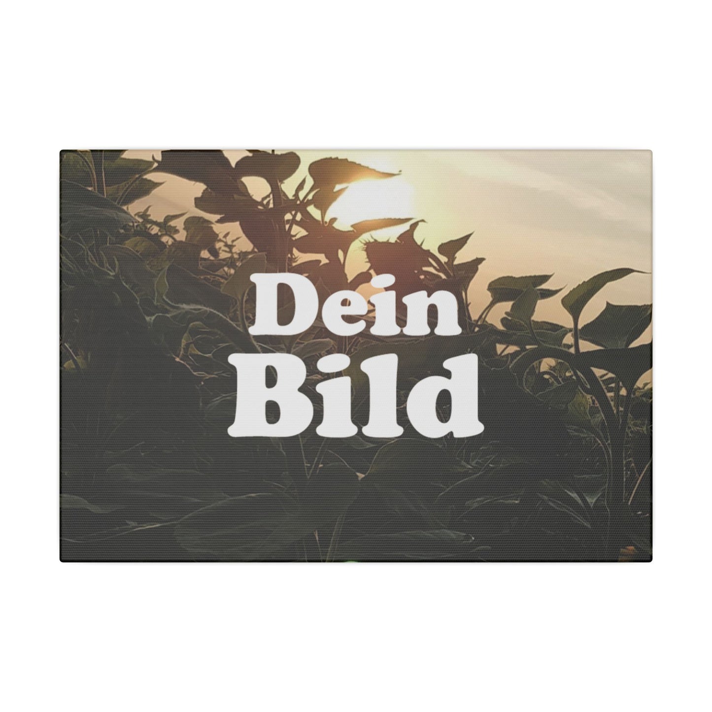 Leinwand mit eigenem Bild