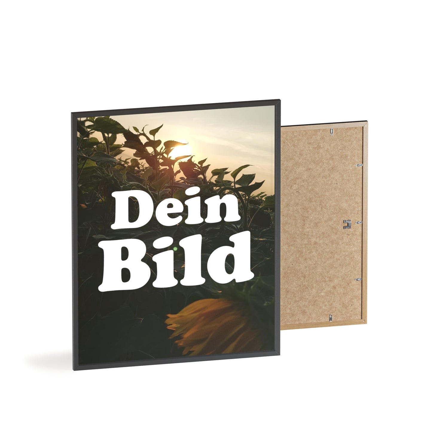 Personalisiertes Poster im Bilderrahmen
