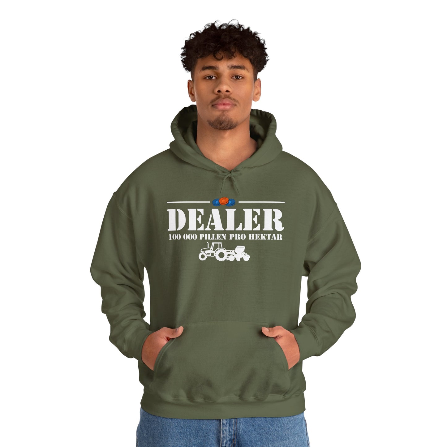 Dealer – 100.000 Pillen pro Hektar Hoodie