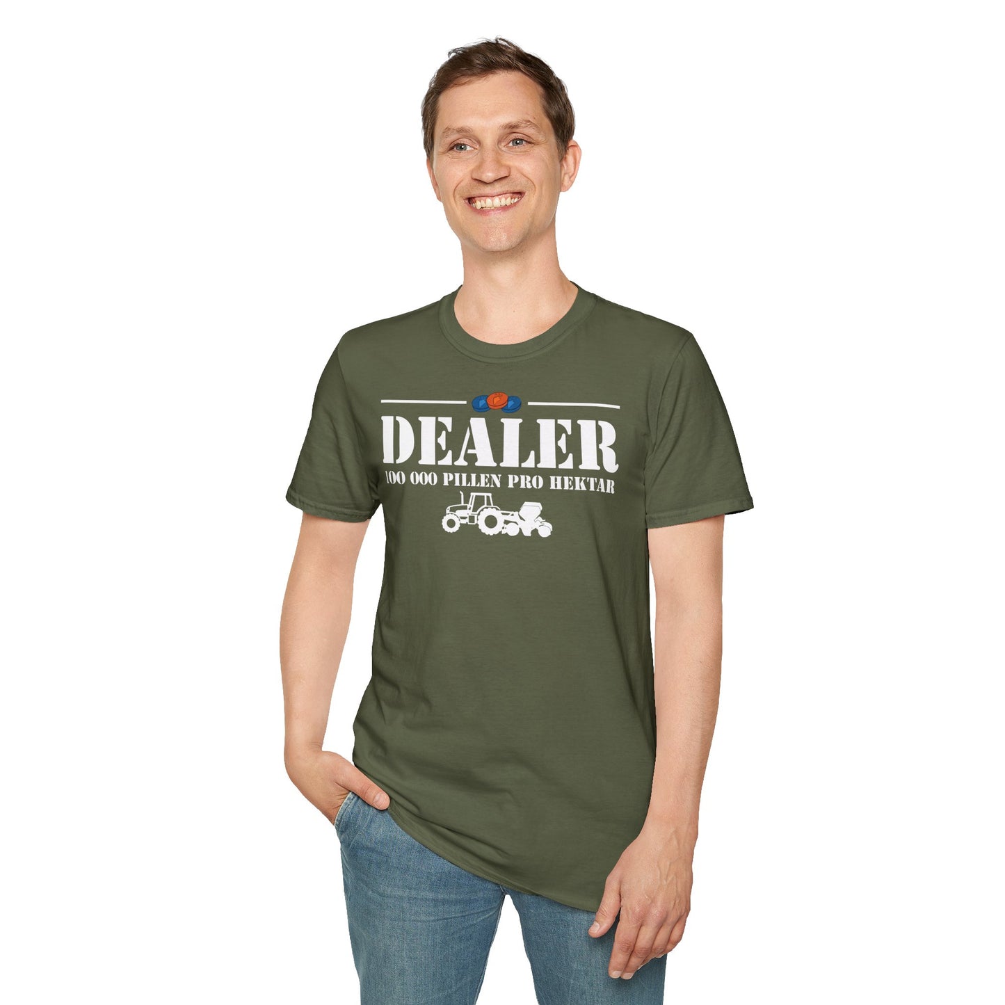 Dealer – 100.000 Pillen pro Hektar T-Shirt