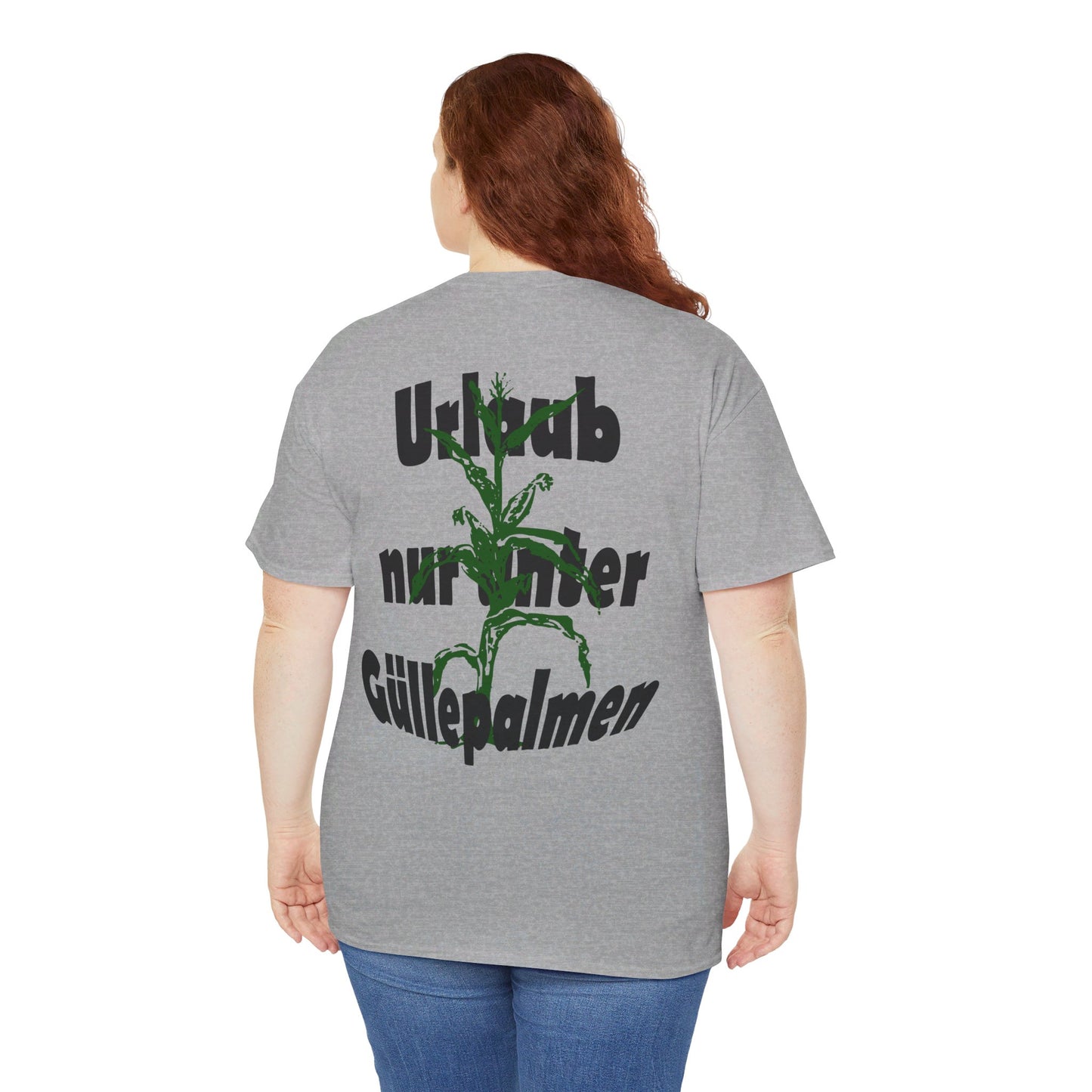 Urlaub nur unter Güllepalmen - Backprint T-Shirt