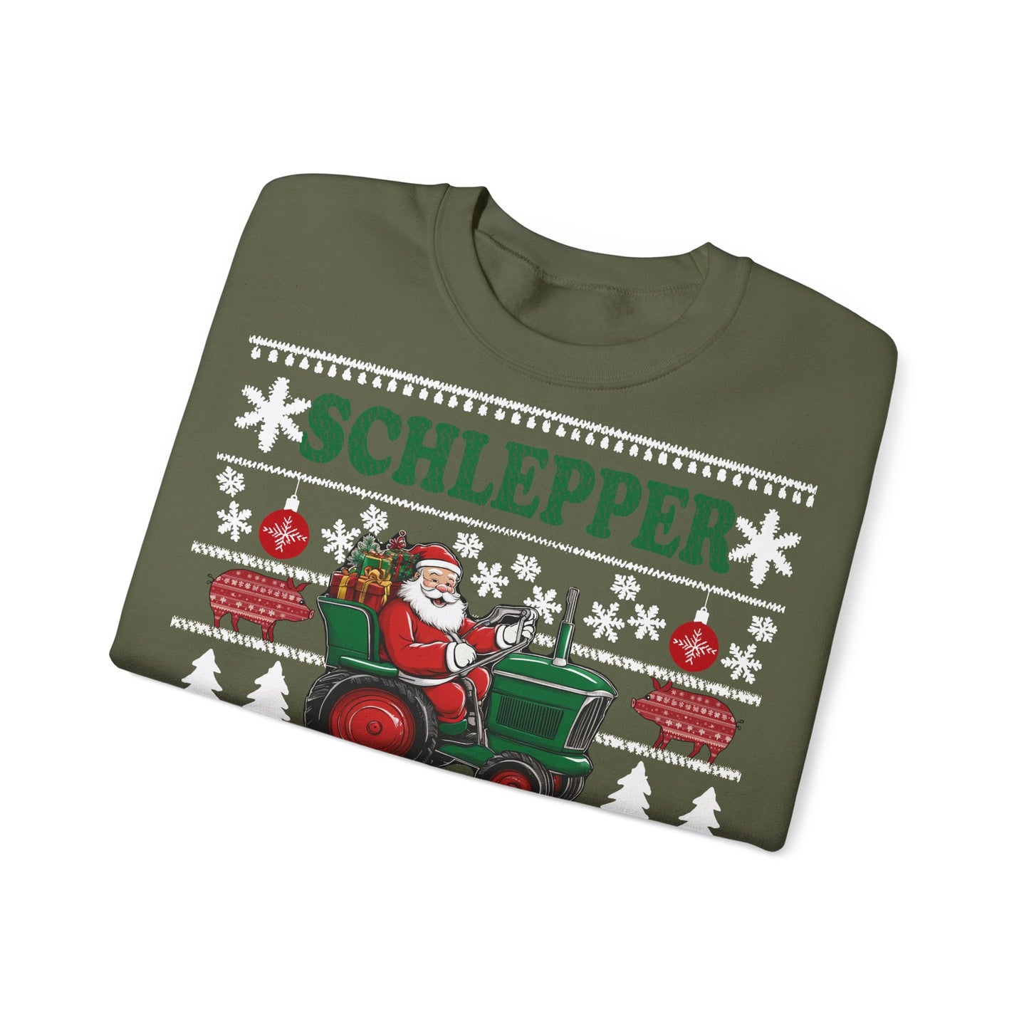 "Schlepper statt Schlitten" Ugly Christmas Sweater