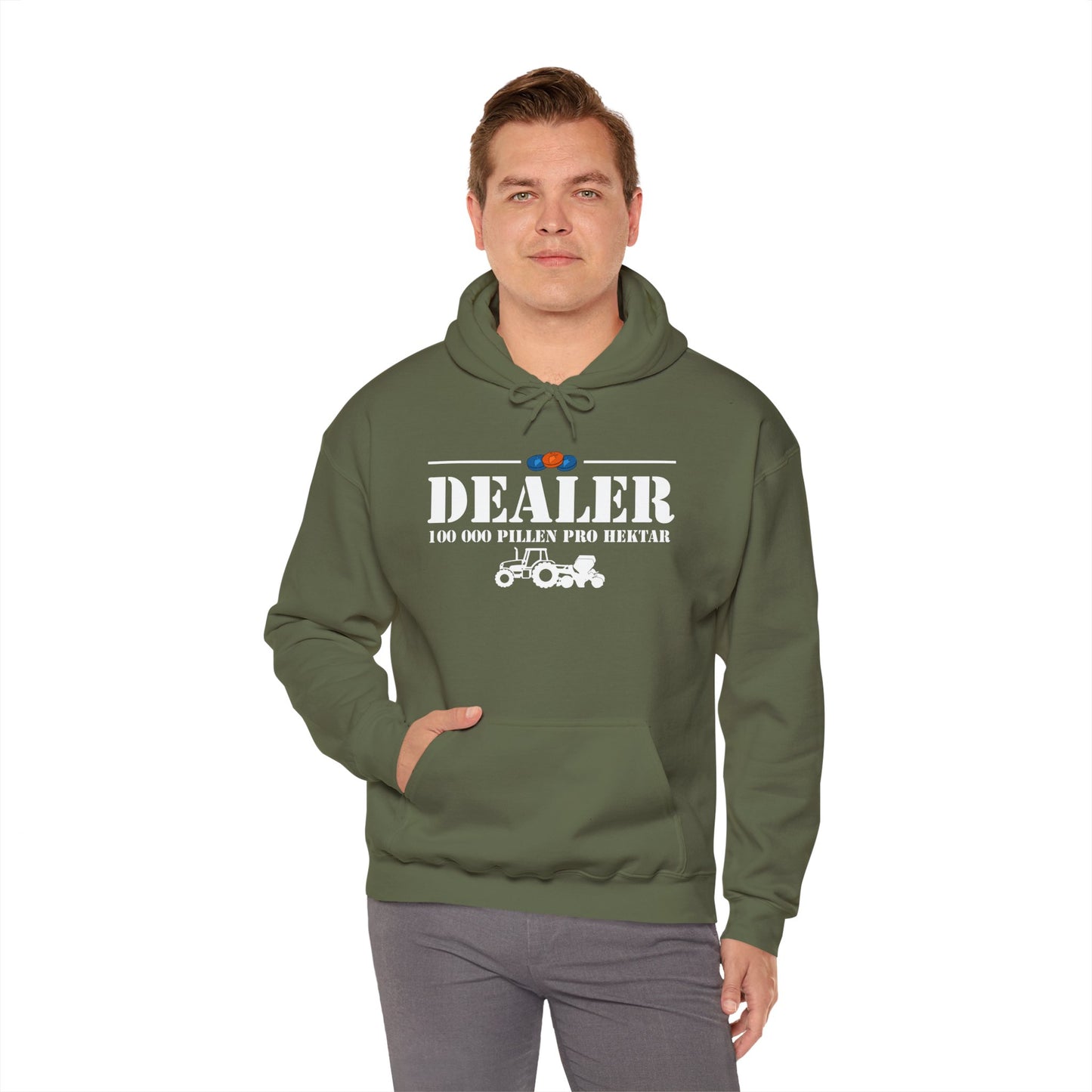 Dealer – 100.000 Pillen pro Hektar Hoodie