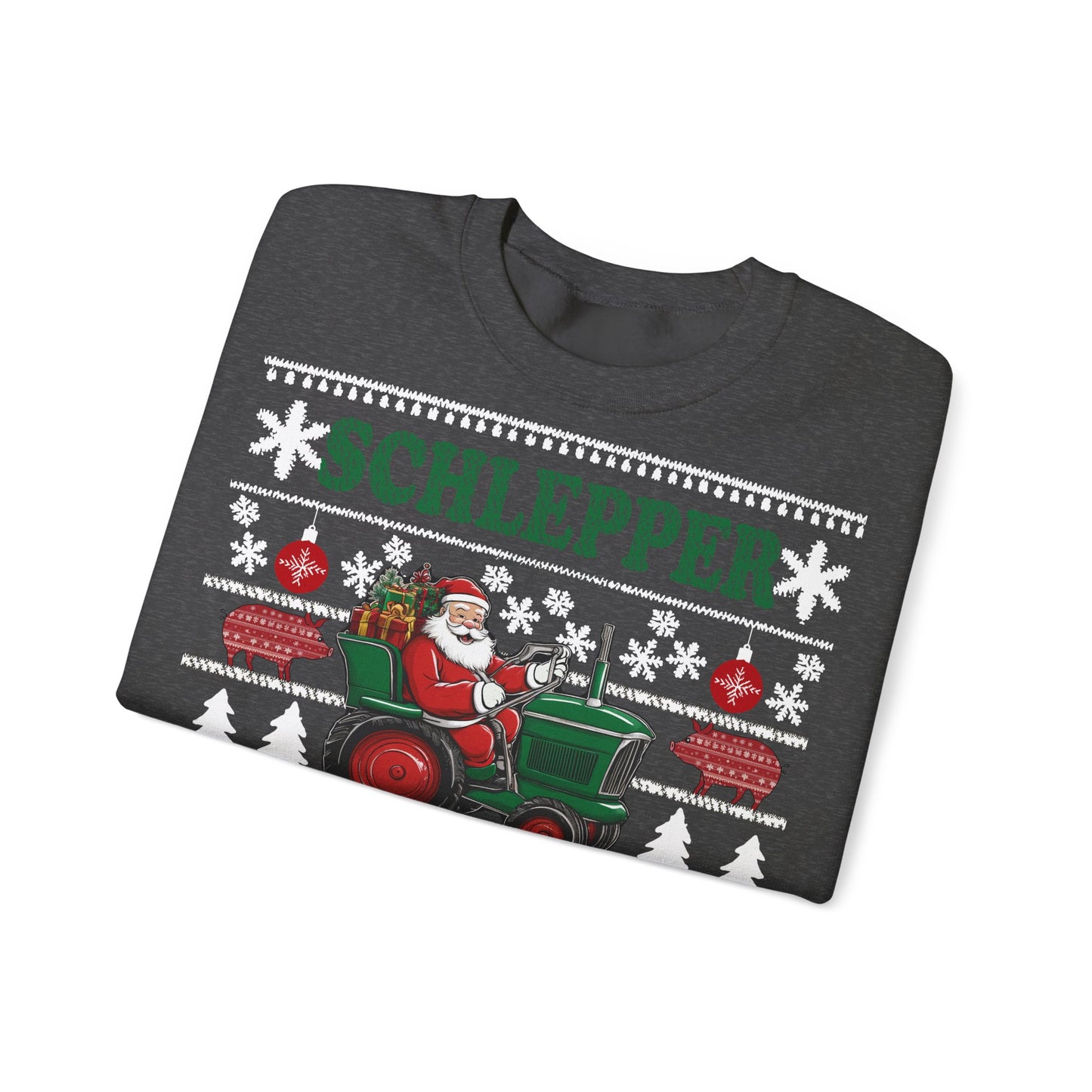 "Schlepper statt Schlitten" Ugly Christmas Sweater