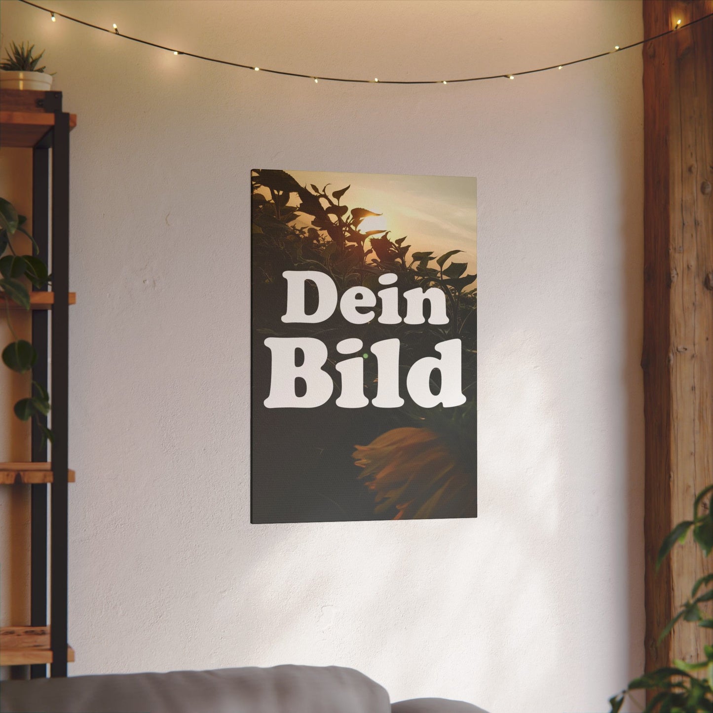 Leinwand mit eigenem Bild