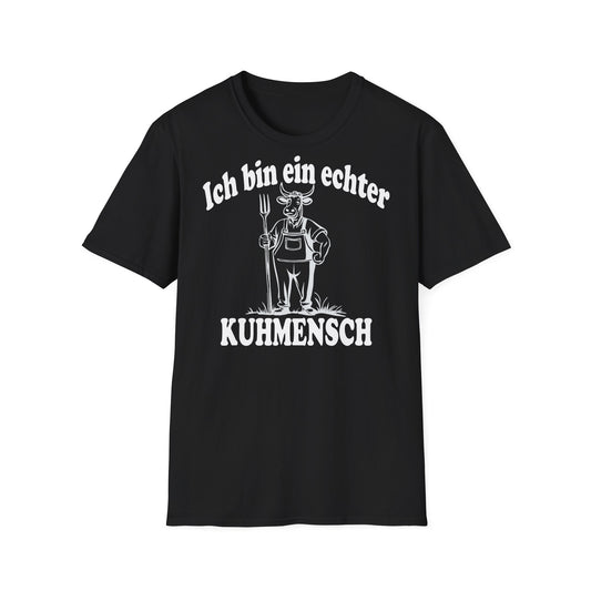 Ich bin ein echter Kuhmensch T-shirt