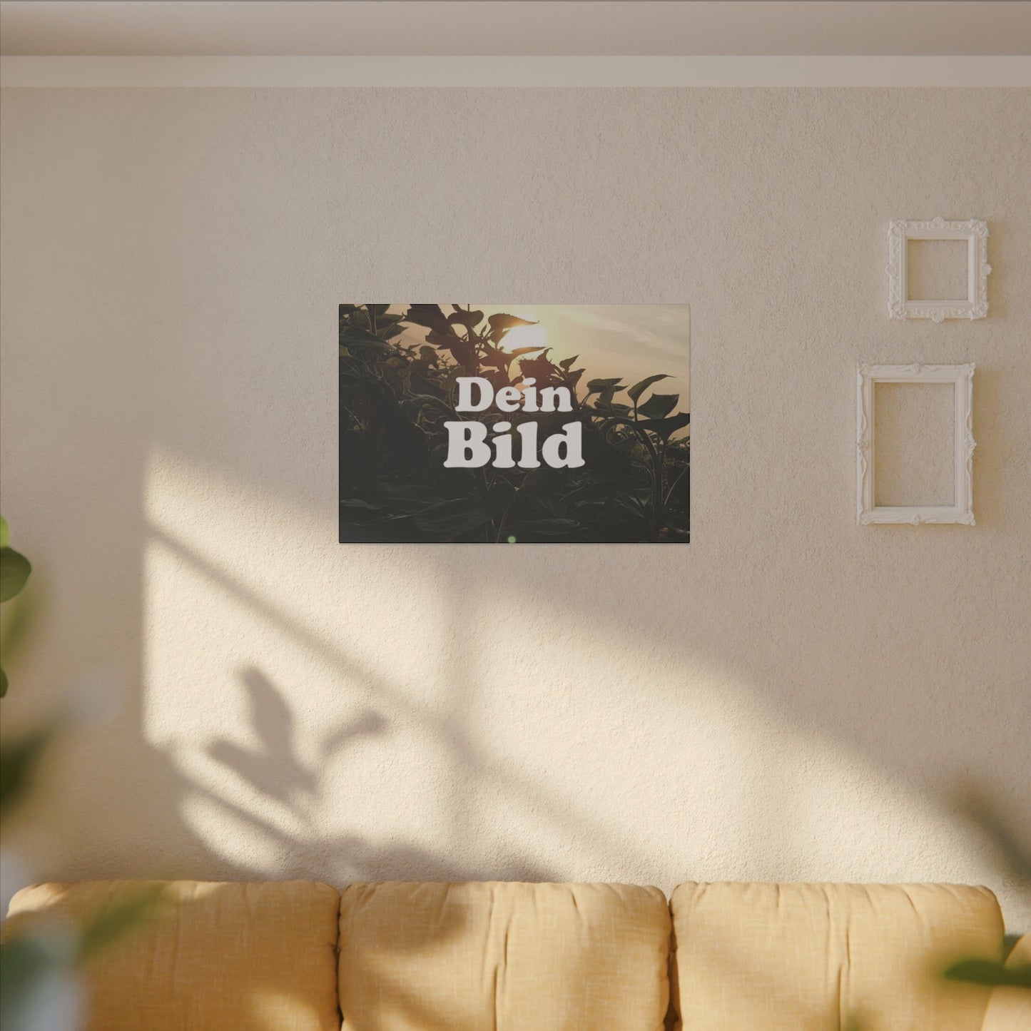 Leinwand mit eigenem Bild