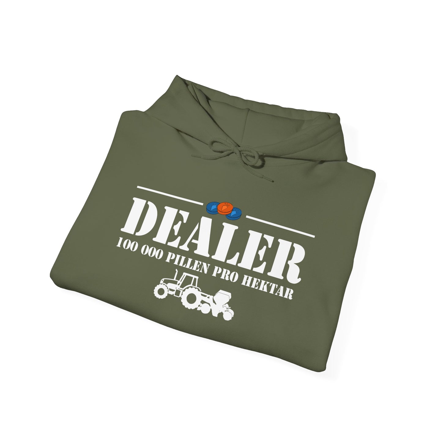 Dealer – 100.000 Pillen pro Hektar Hoodie