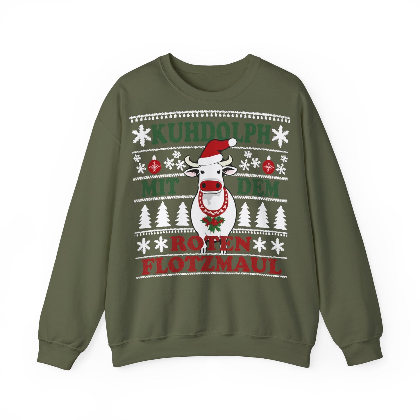 "Kuhdolph" Ugly Christmas Sweater