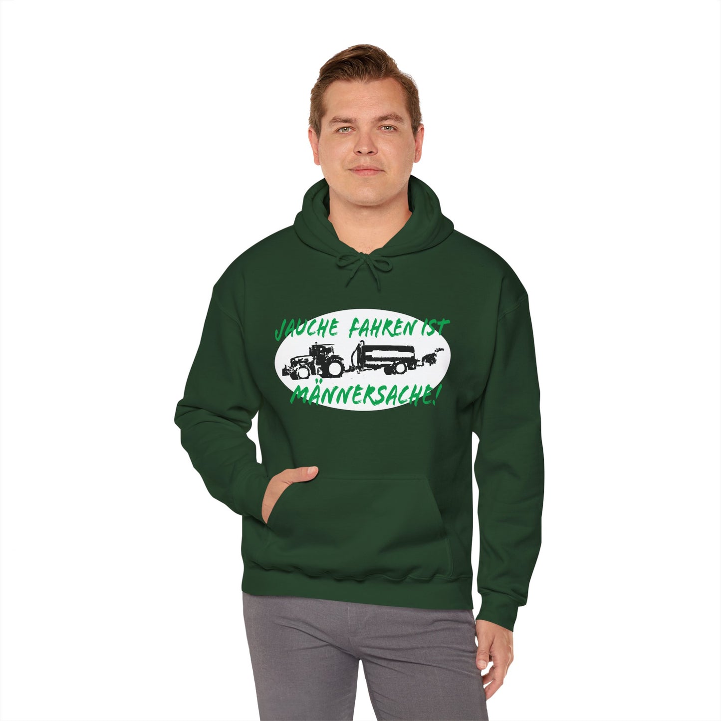 Jauche fahren ist Männersache Hoodie