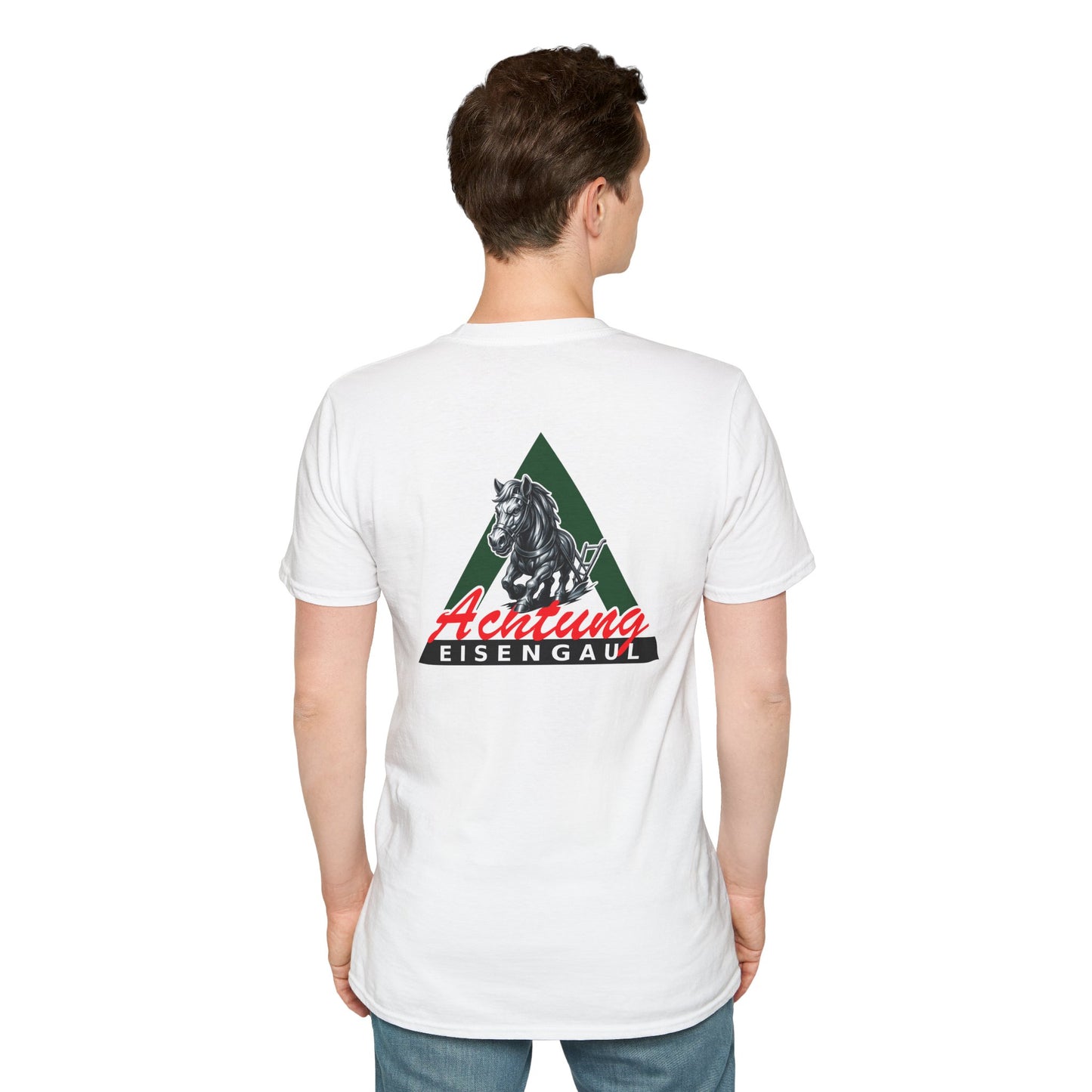 Achtung Eisengaul Backprint T-Shirt