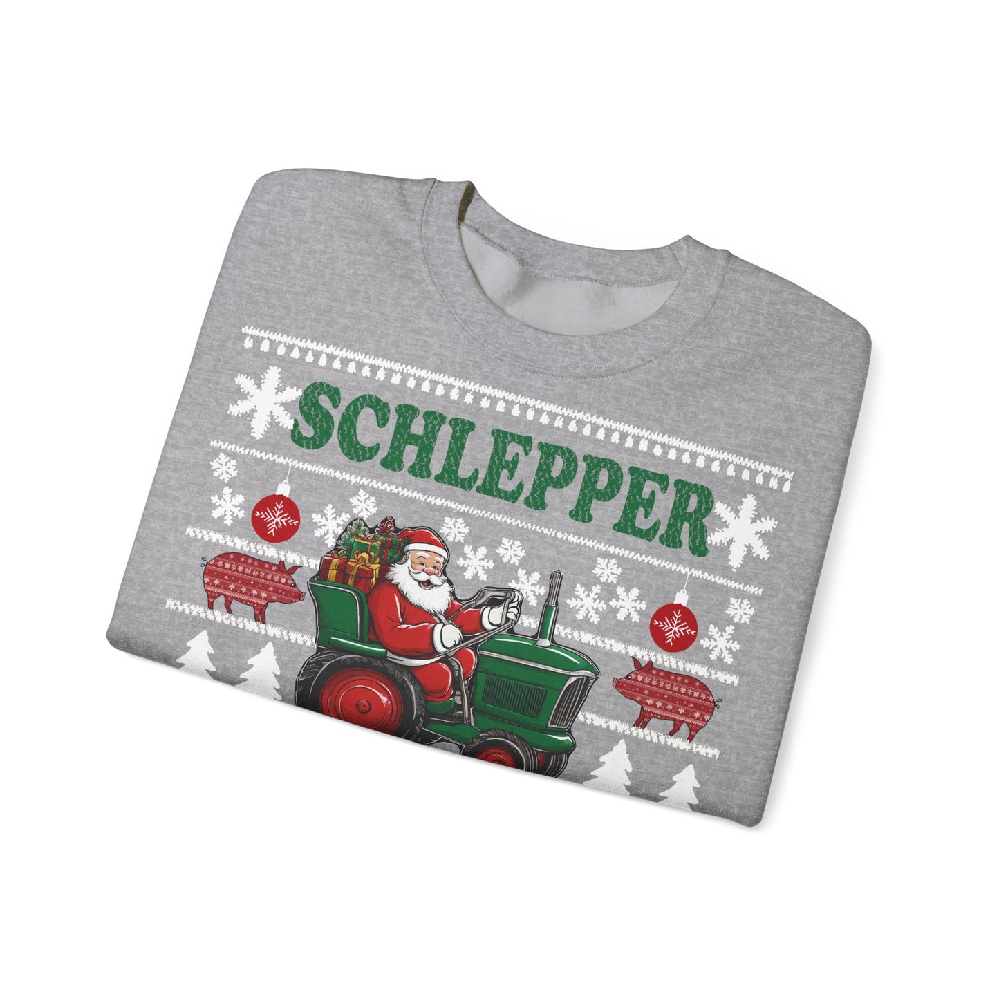 "Schlepper statt Schlitten" Ugly Christmas Sweater