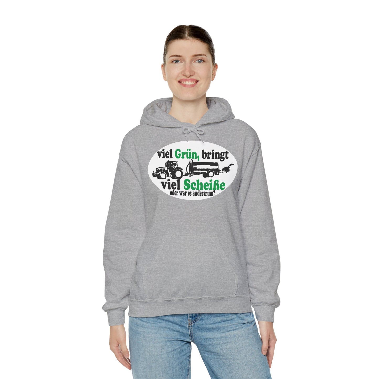 Viel Grün, bringt viel Scheiße Hoodie