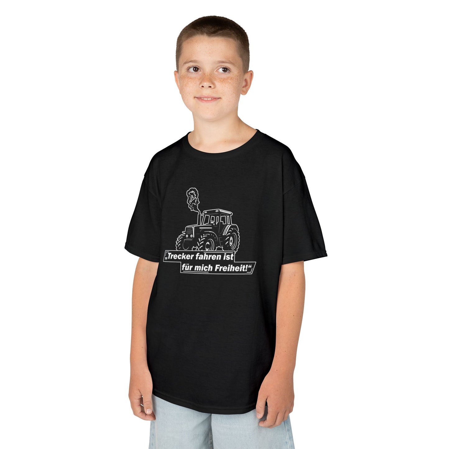 Kinder T-Shirt Trecker fahren ist für mich Freiheit