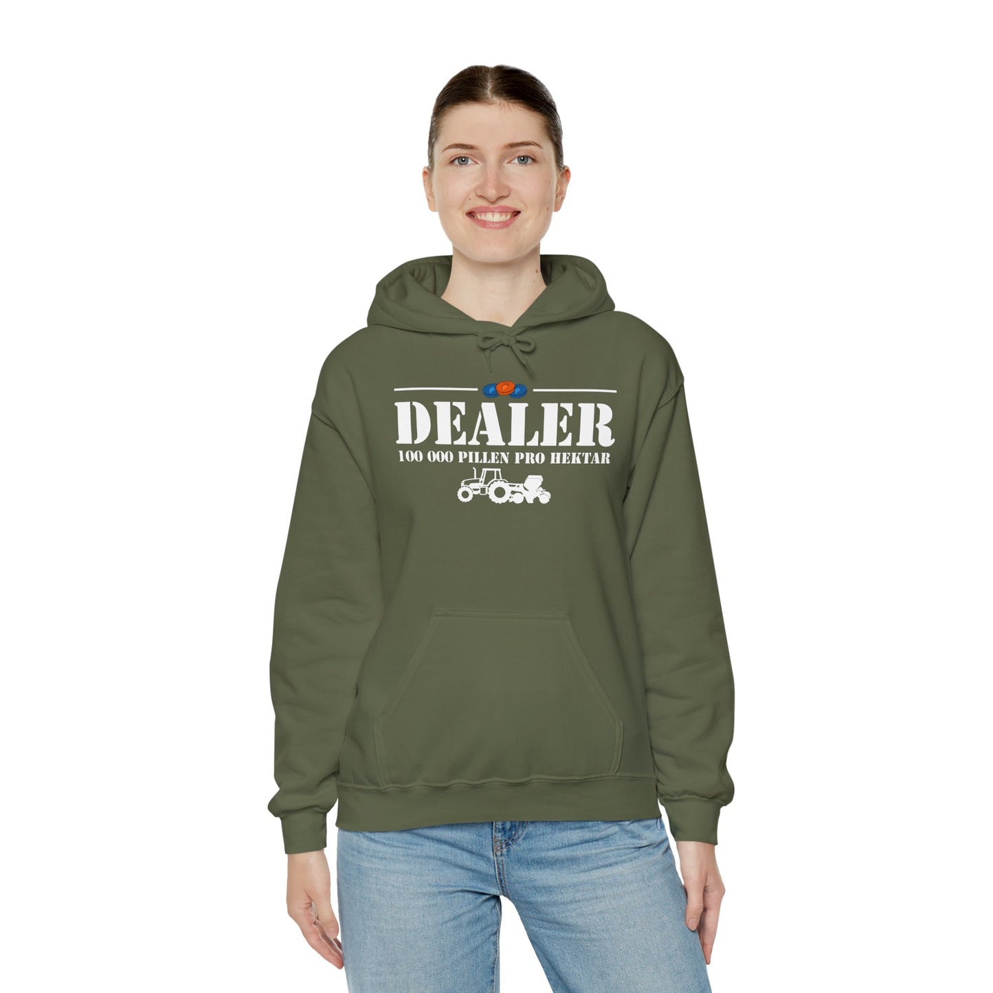 Dealer – 100.000 Pillen pro Hektar Hoodie