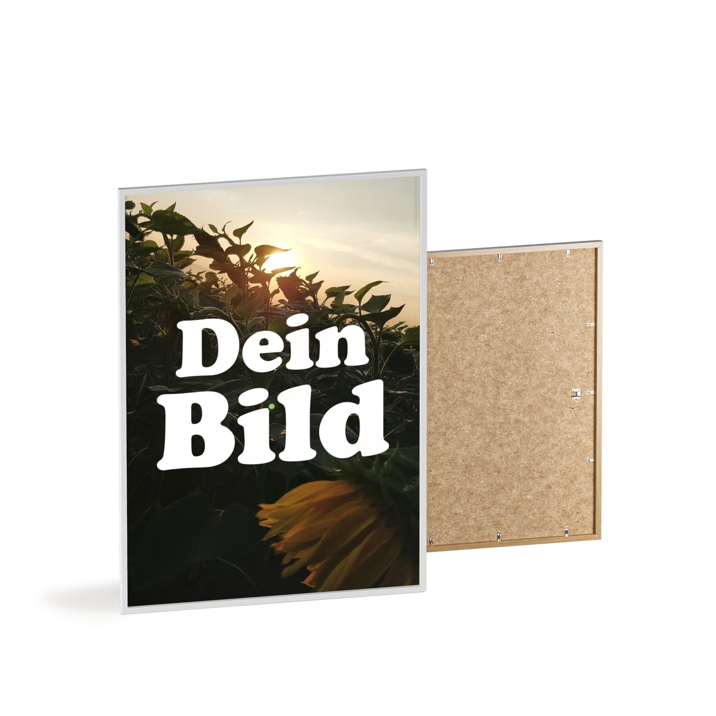Personalisiertes Poster im Bilderrahmen