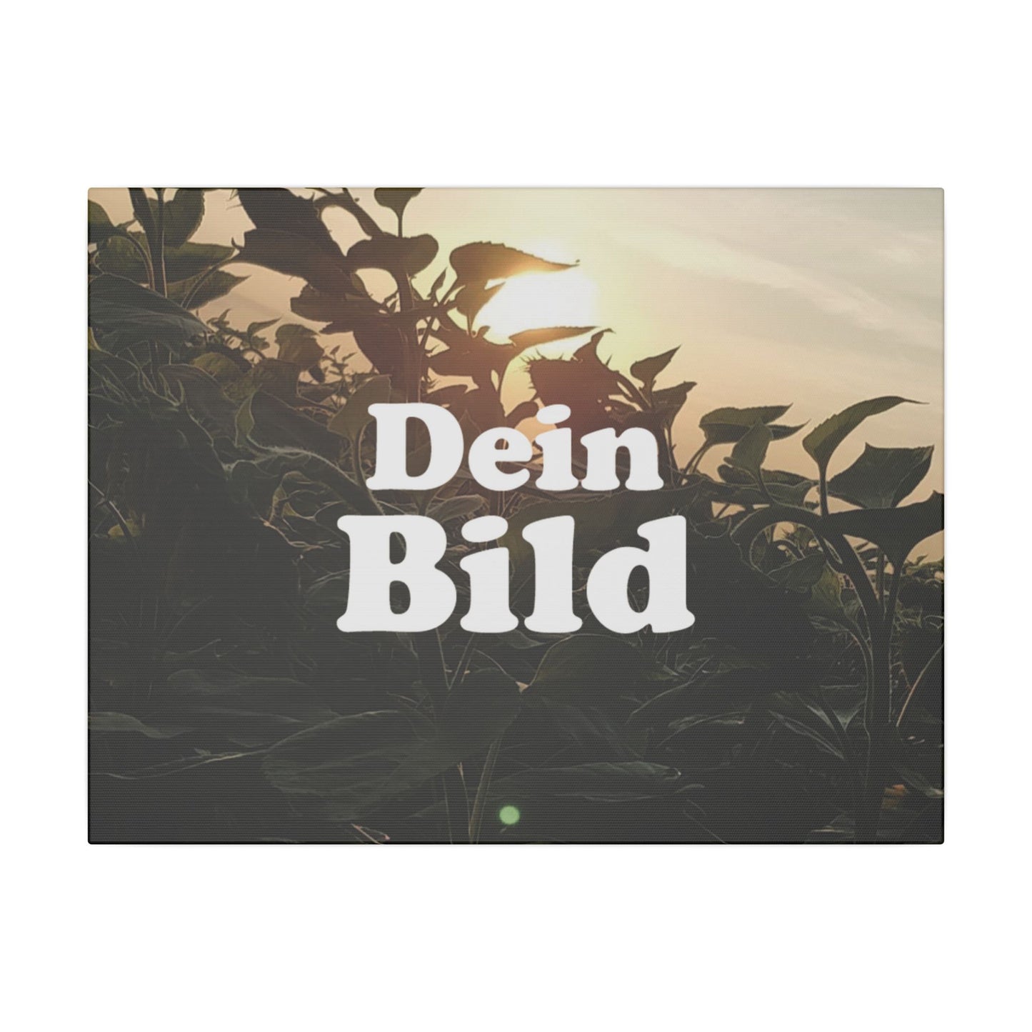 Leinwand mit eigenem Bild