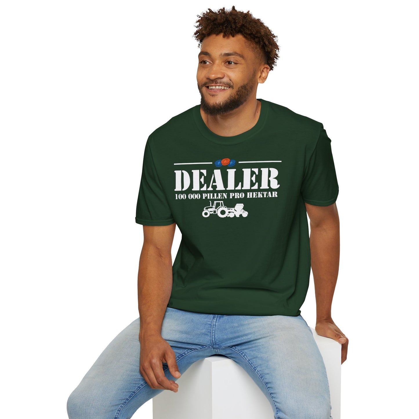 Dealer – 100.000 Pillen pro Hektar T-Shirt