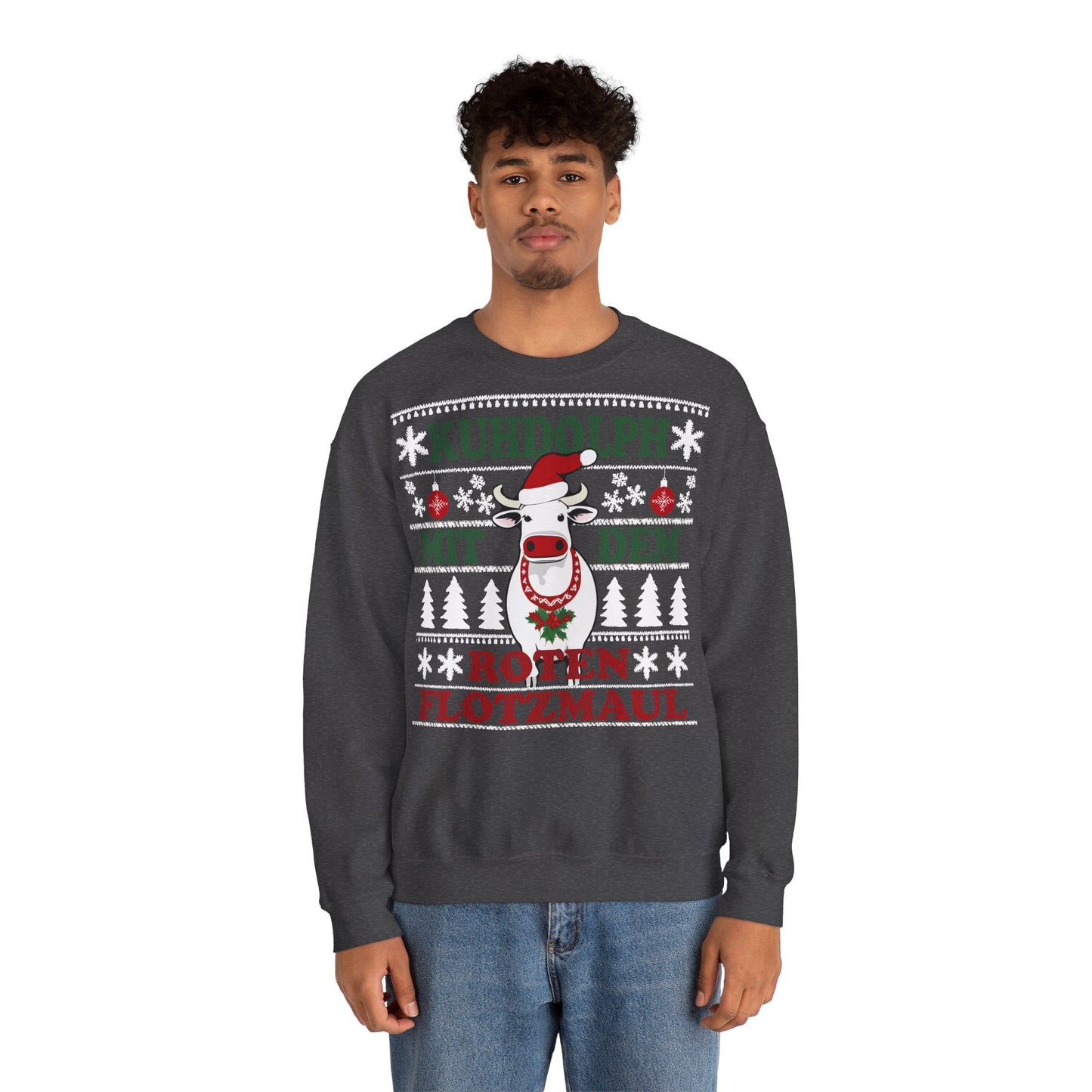 "Kuhdolph" Ugly Christmas Sweater