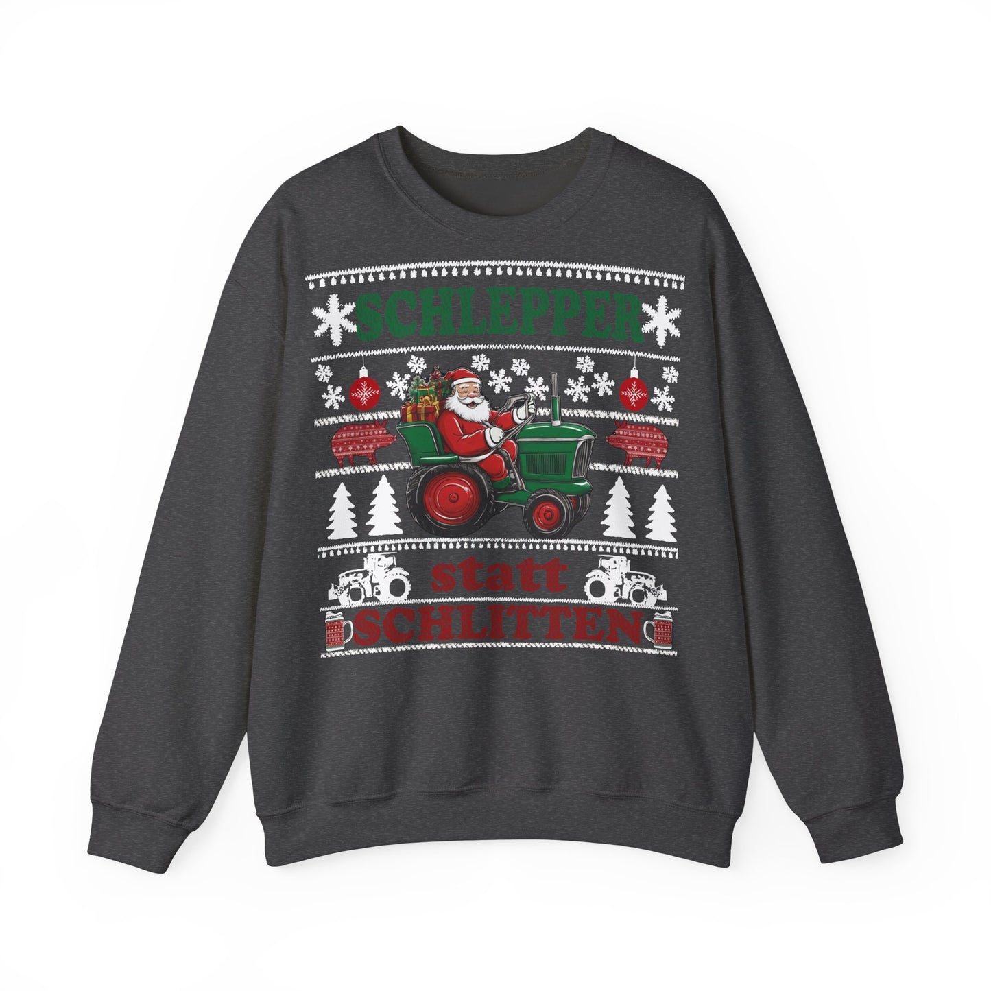 "Schlepper statt Schlitten" Ugly Christmas Sweater