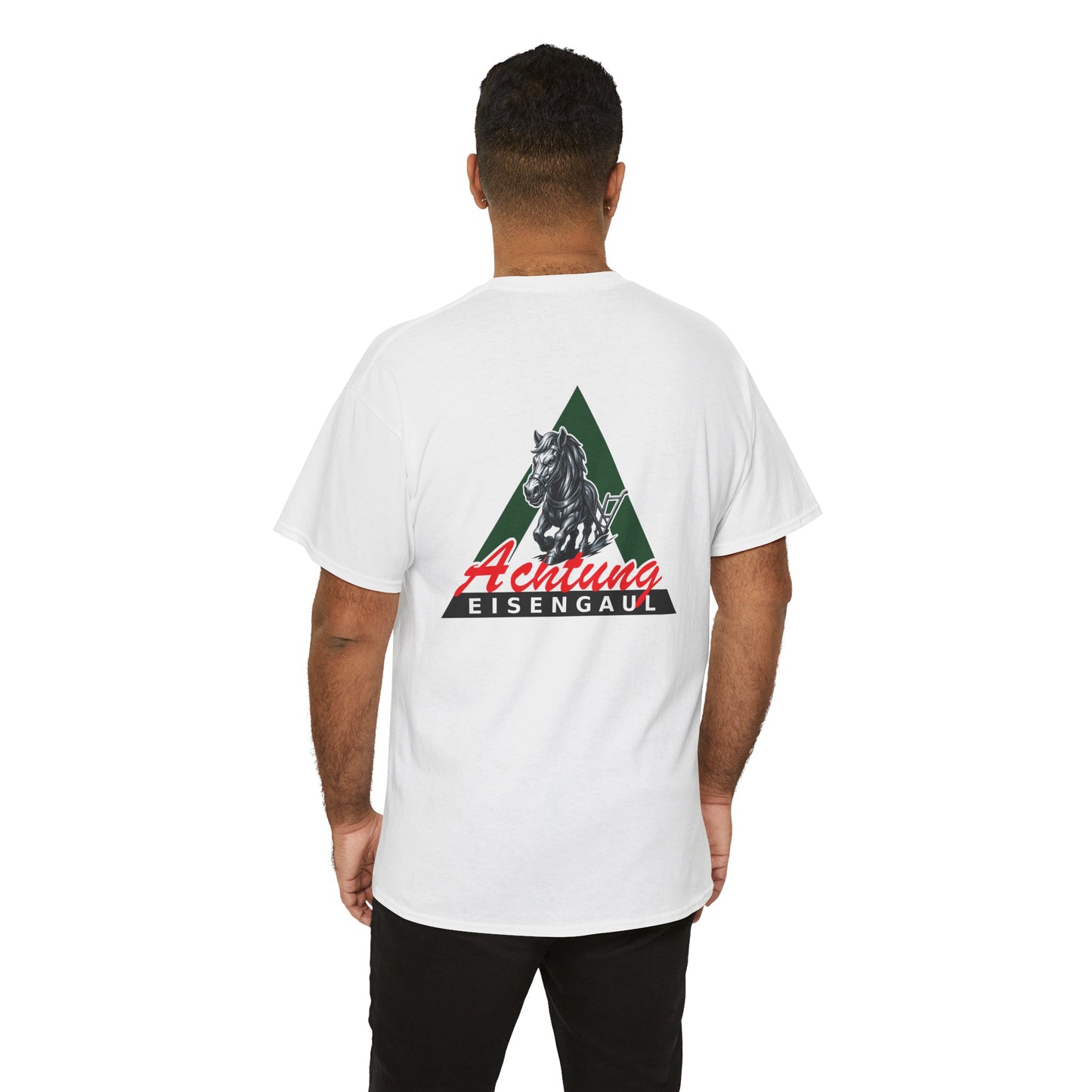 Achtung Eisengaul Backprint T-Shirt