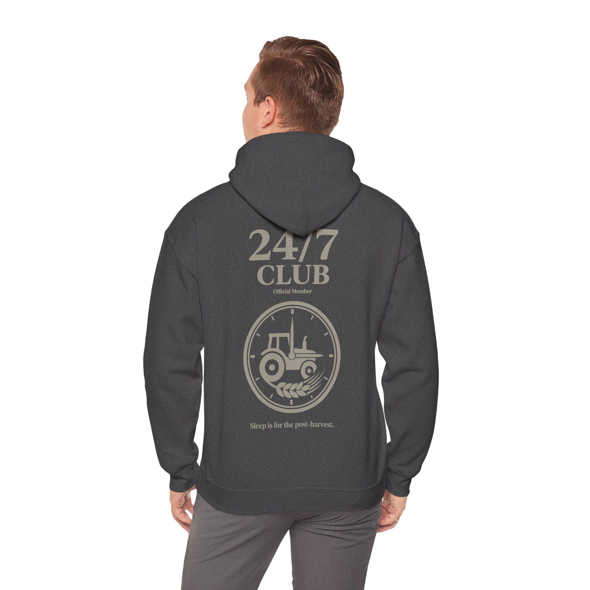 Geschenk Idee für Bauern und Landwirtinnen Hoodie mit coolem Rückendruck.