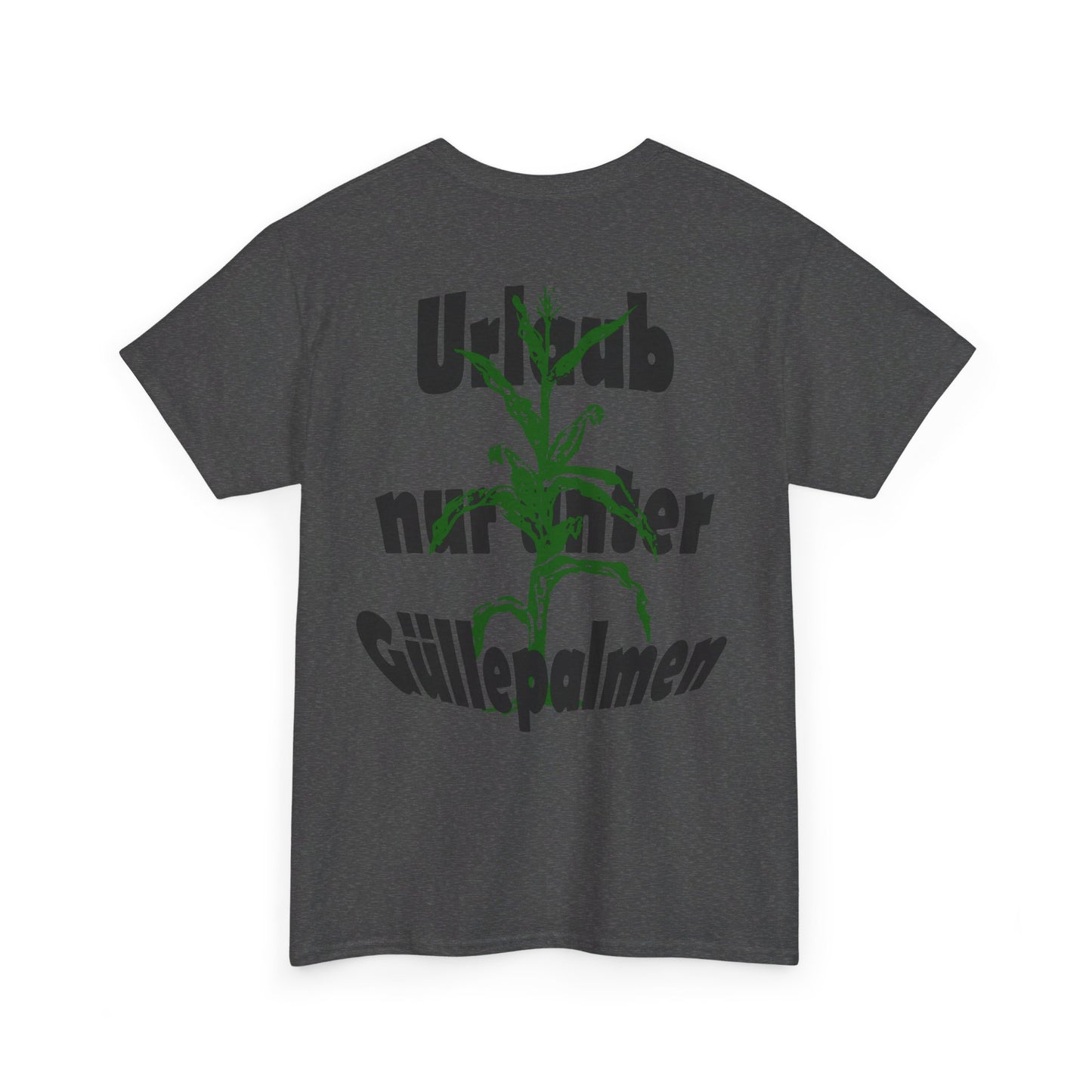 Erntehelfer Bekleidung fuer die Maisernte 2026 Backprint T-Shirt.