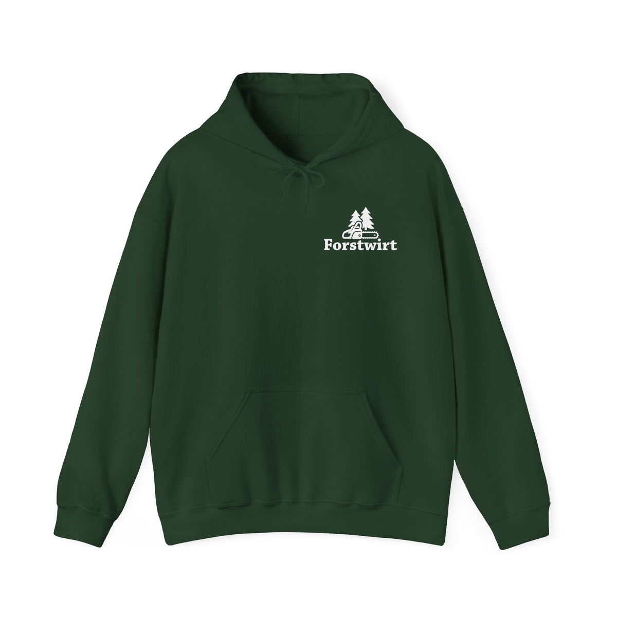 Schlichter Forstwirt Basic Hoodie für Herren als wärmender Arbeitshoodie