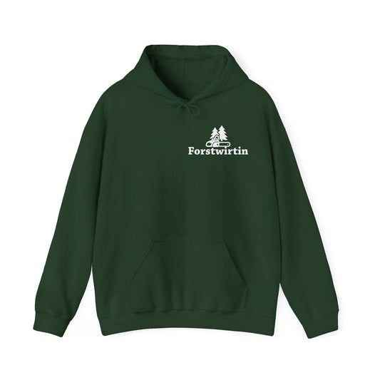 Schlichter Forstwirtin Basic Hoodie für Damen als warmer Arbeits-Hoodie