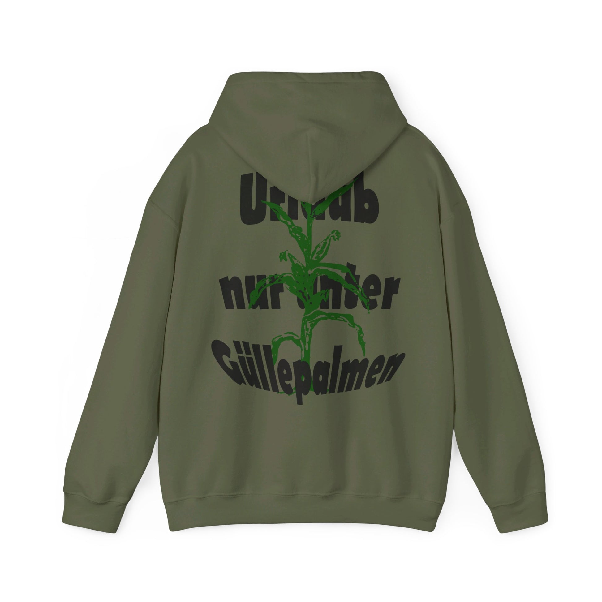 Team Outfit fuer die Haeckselkette 2026 Guellepalmen Design Backprint.