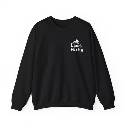 Schlichter Landwirtin Basic Pulli für Damen im bequemen Schnitt
