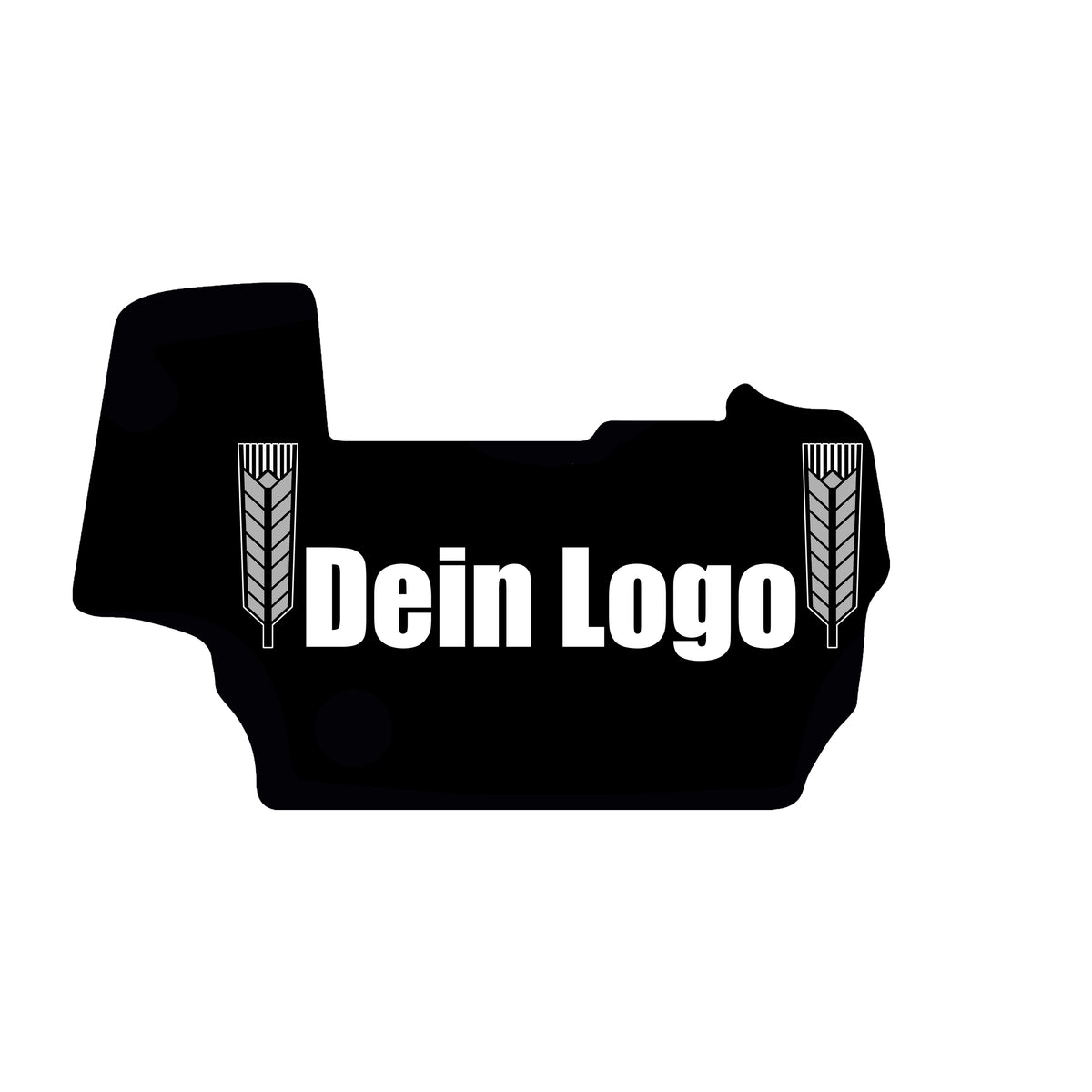 Individuelle Logo-Fußmatte passend für Fendt Vario mit Kühlbox und ohne Motorbremse