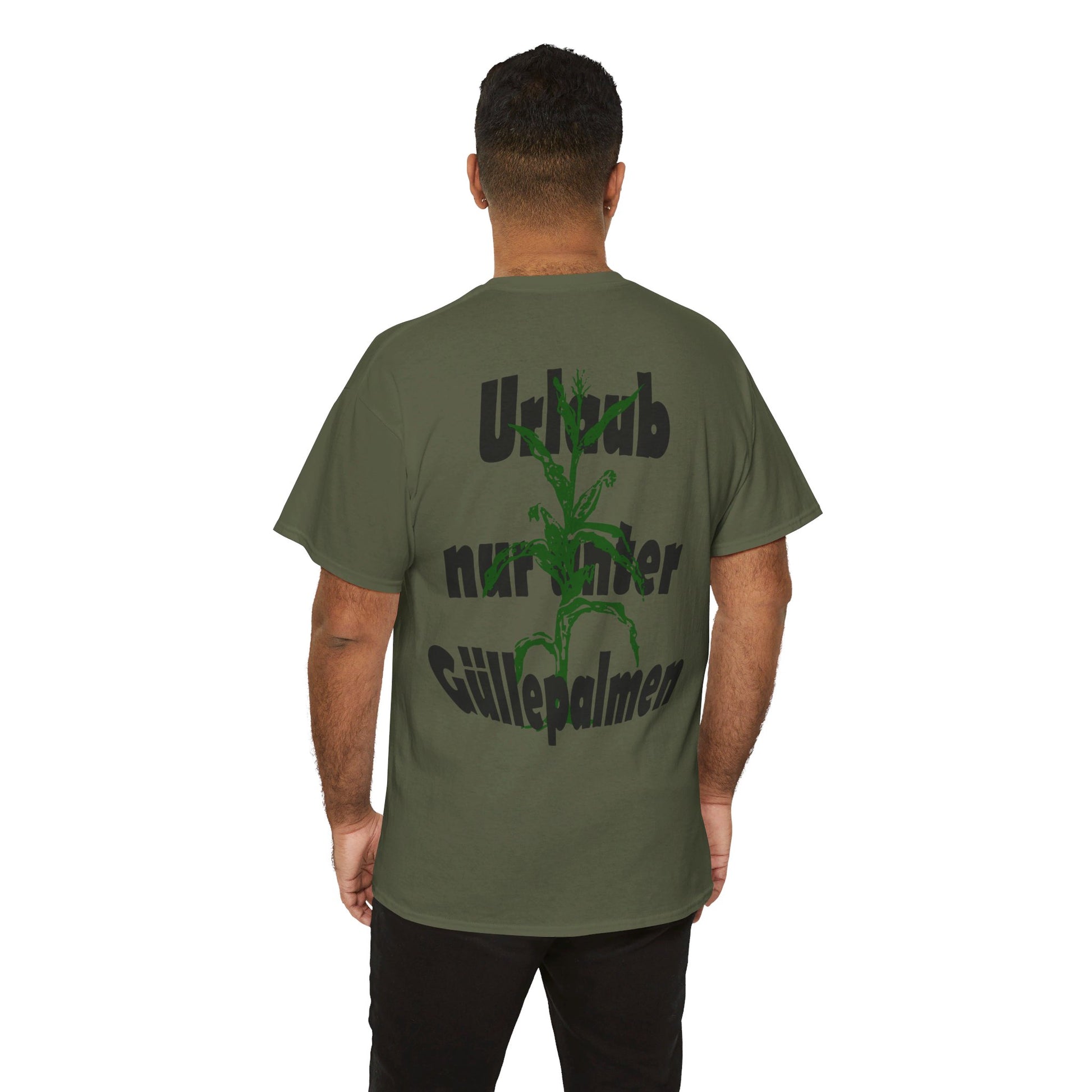 Team Outfit fuer Lohnunternehmen Merch Urlaub unter Guellepalmen.