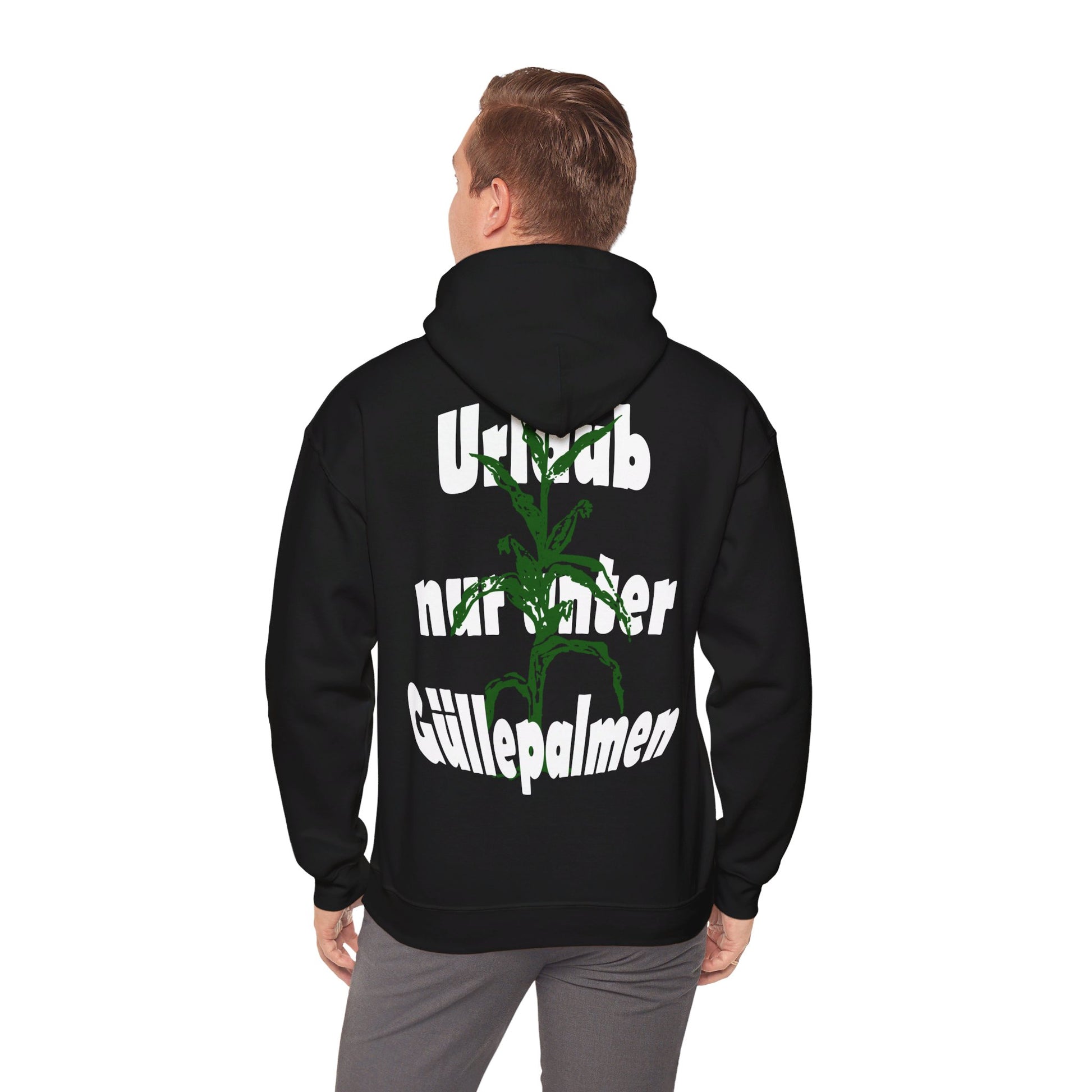 Maisfieber Alternative Guellepalmen Hoodie fuer die Landwirtschaft.