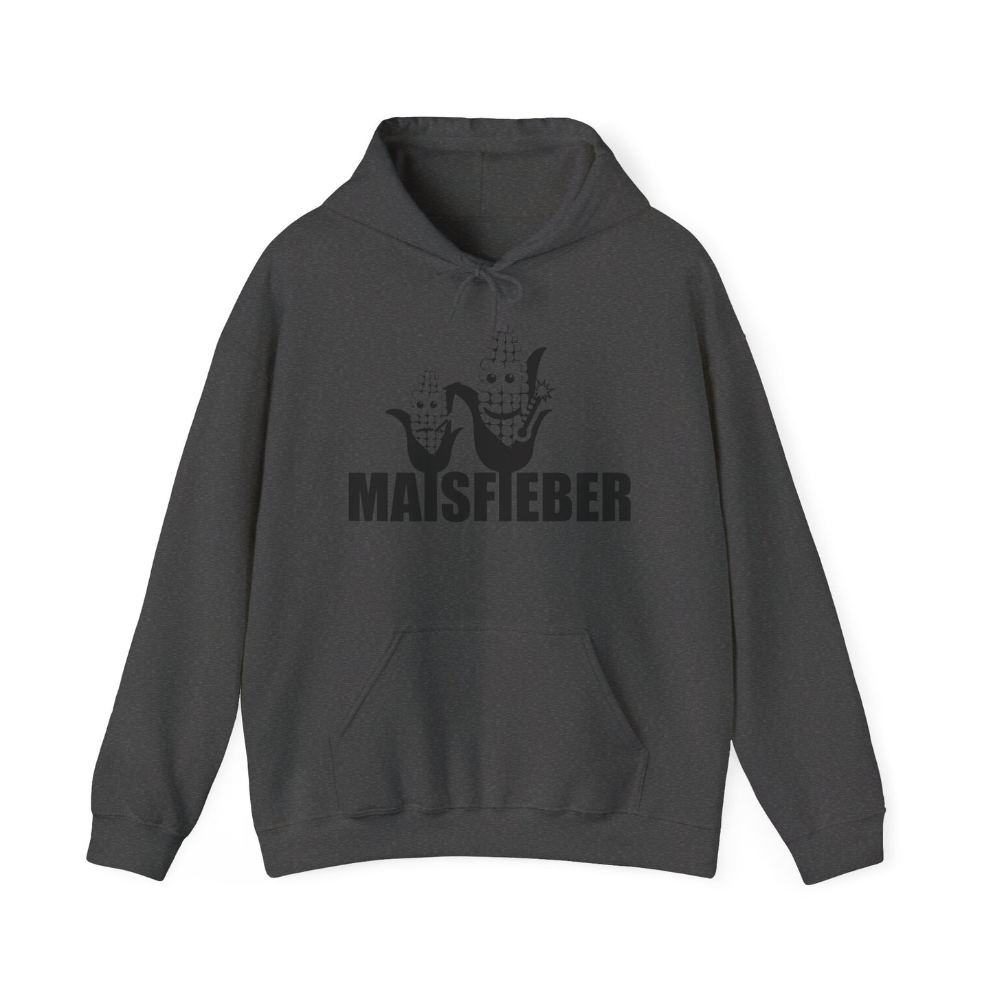 Warmer Hoodie zum Maishaeckseln fuer Landwirte und Erntehelfer.
