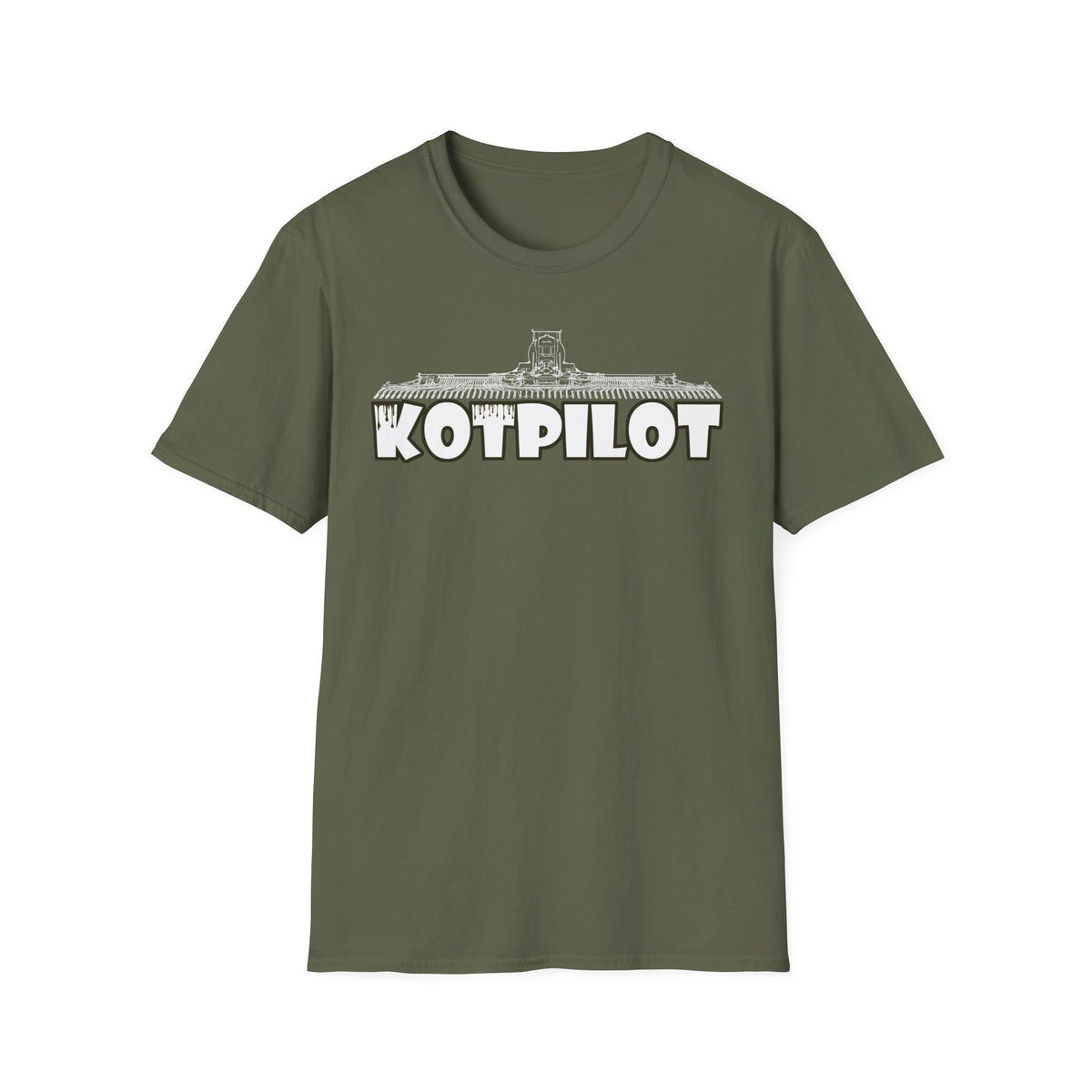 Lustiges T-Shirt Kotpilot für Güllefahrer in gruen